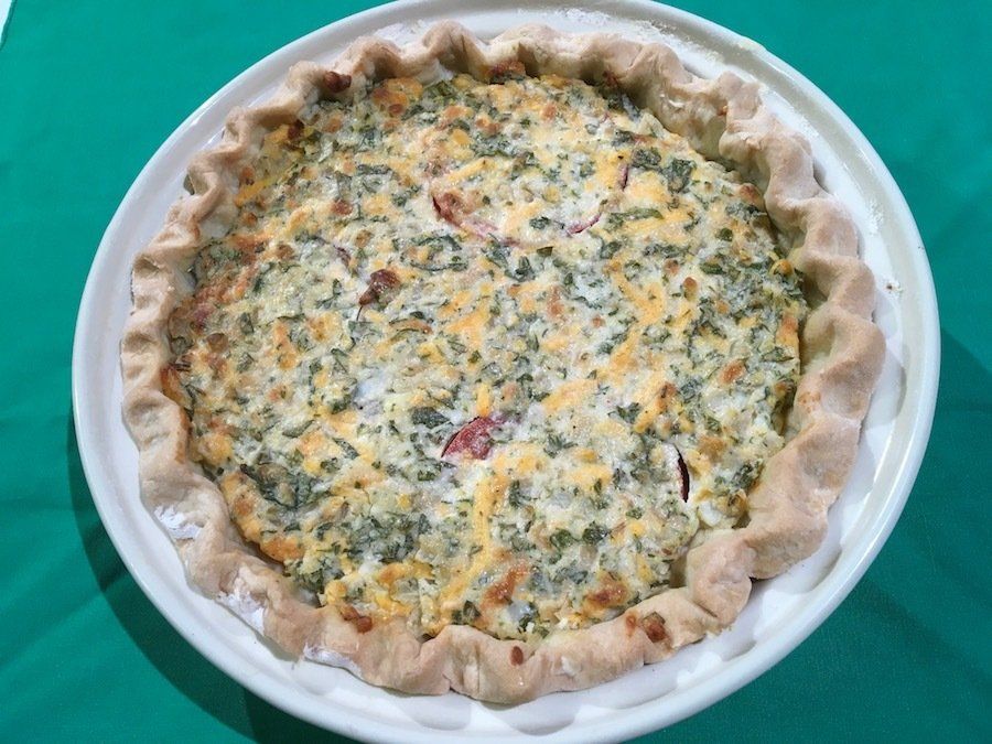 Farmer’s Market Tomato and Vidalia Onion Pie